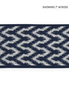 Seychelles Tape Indigo SCT33090005 by Scalamandre Designer Trim