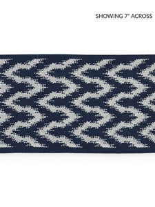 Seychelles Tape Indigo SCT33090005 by Scalamandre Designer Trim