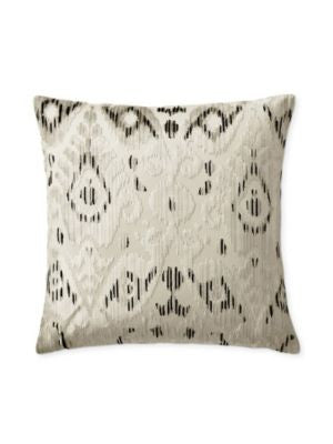 Tashkent Velvet Pillow 22 X 22 - Smoke SCTASHKPILL0005 by Scalamandre Designer Pillows 51% BEMBERG VISCOSE / 49% COTTON Horizontal: and Vertical: 0 - Swanky Fabrics -