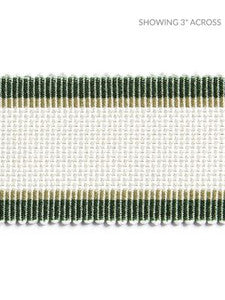 Odeon Shimmer Braid Ivy SCV12490005 by Scalamandre Designer Trim
