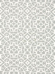 Anshun Lattice Pewter SC165590006 by Scalamandre Designer Fabric