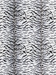 Tigre Off-White & Black SC26167MMA0006 by Scalamandre Designer Fabric