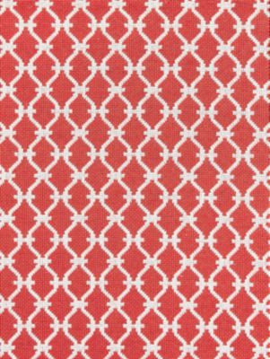 Trellis Weave Poppy SC270090006 by Scalamandre Designer Fabric ORIANA 77% COTTON 20% POLYESTER 3% NYLON U.S.A. HEAVY DUTY Horizontal: 2.125" and Vertical: 1.75" 53 - Swanky Fabrics -