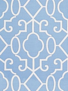 Ming Fretwork Delft SC270120006 by Scalamandre Designer Fabric