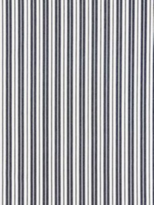 Devon Ticking Stripe Indigo SC271150006 by Scalamandre Designer Fabric CHATHAM STRIPES & PLAIDS 100% COTTON INDIA LIGHT DUTY Horizontal: and Vertical: 1.5" 53 - Swanky Fabrics -