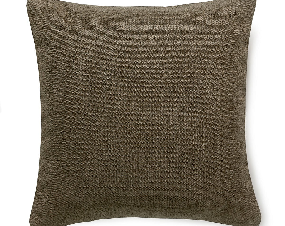Boss Boucle Pillow 22 X 22 - Walnut SCBOSSPILL0006 by Scalamandre Designer Pillow