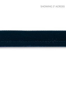 Velvet Rope Cord Deep Sea SCC3160006 by Scalamandre Designer Trim
