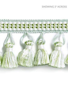 Plaza Tassel Fringe Pistachio SCFT15050006 by Scalamandre Designer Trim