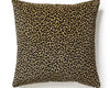 Panthera Velvet Pillow 22 X 22 - Ebony SCSDDK270370006 by Scalamandre Designer Pillow