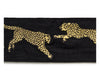 Leaping Cheetah Embrdry Tape Black Magic SCT33310006 by Scalamandre Designer Trim