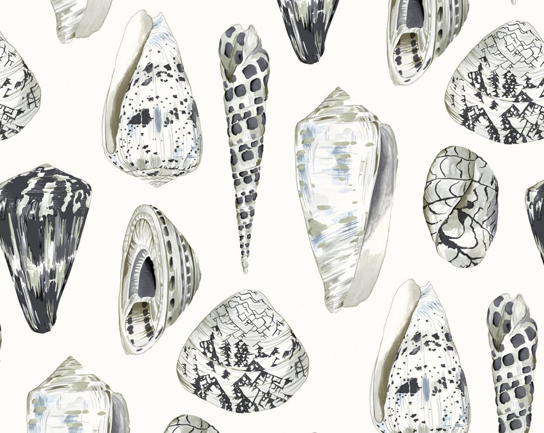 Coquina Graphite SCWP883650006 by Scalamandre Designer Wallpaper