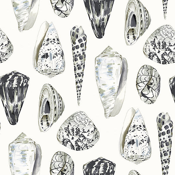 Coquina/Graphite Sc 0006Wp88365 by Scalamandre
 Designer Wallpaper                                                                         UNITED KINGDOM  Horizontal: 27" and Vertical: 27" 54"  - Swanky Fabrics -