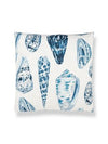 Coquina Linen Print Pillow 22 X 22 - Porcelain SCCOQUPILL0007 by Scalamandre Designer Pillows