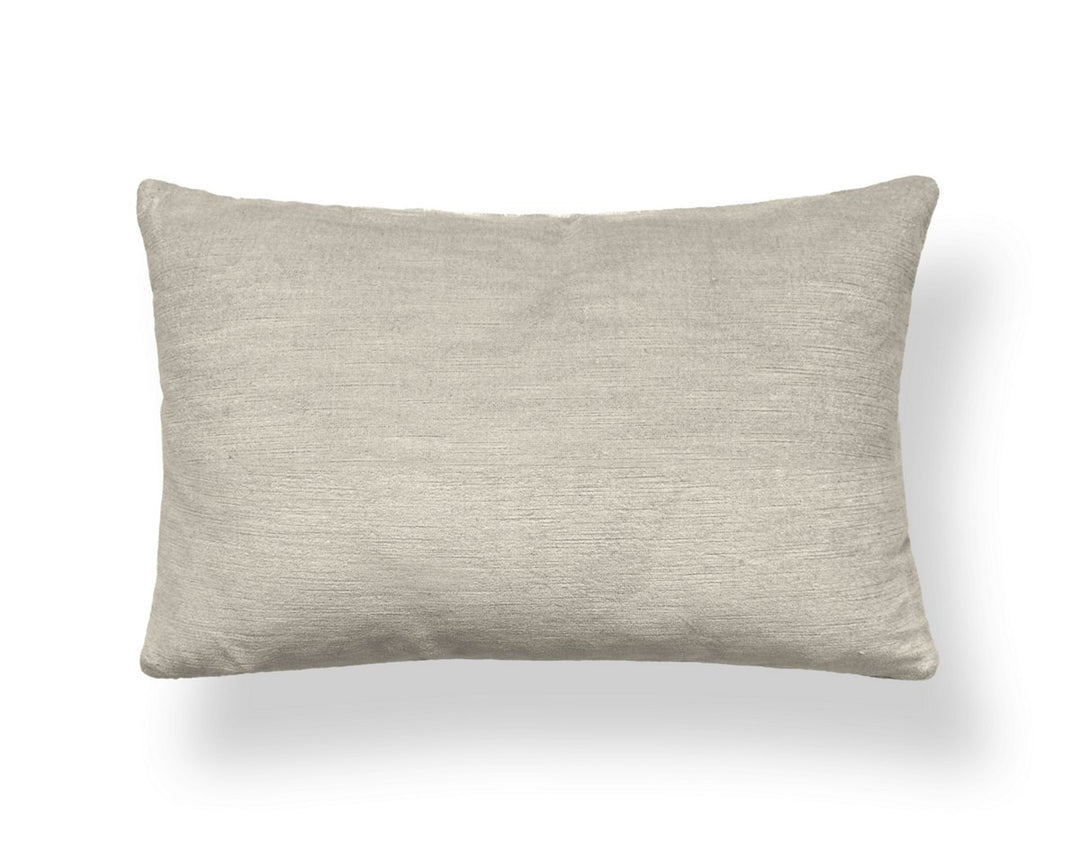 Persia Pillow 14 X 22 - Pearl SCLBDK1627M0007 by Scalamandre Designer Pillow