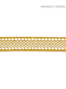 Watermill Gimp Brass SCT32860007 by Scalamandre Designer Trim