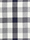 Westport Linen Plaid Navy SC271350008 by Scalamandre Designer Fabric