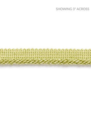 Millstone Twisted Cord Lettuce SCC3040008 by Scalamandre Designer Trim HAMPTONS TRIMMINGS 90% VISCOSE 10% ACRYLIC ITALY LIGHT DUTY Horizontal: and Vertical: 0.19 - Swanky Fabrics -