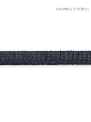 Sanna Linen Cord Indigo SCC3110008 by Scalamandre Designer Trim NORDEN 100% LINEN BELGIUM LIGHT DUTY Horizontal: and Vertical: 0.13 - Swanky Fabrics -