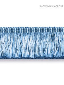 Gripsholm Brush Fringe Blue Jay SCFC14970008 by Scalamandre Designer Trim