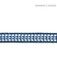 Helena Braid Blue Jay SCV12500008 by Scalamandre Designer Trim
