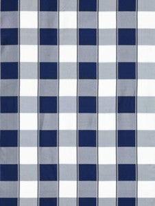 Chelsea Check Navy SC270240009 by Scalamandre Designer Fabric