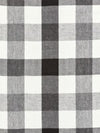 Westport Linen Plaid Noir SC271350009 by Scalamandre Designer Fabric