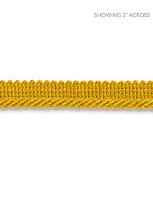 Millstone Twisted Cord Brass SCC3040009 by Scalamandre Designer Trim HAMPTONS TRIMMINGS 90% VISCOSE 10% ACRYLIC ITALY LIGHT DUTY Horizontal: and Vertical: 0.19 - Swanky Fabrics -