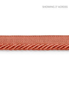 Boulevard Cord Persimmon SCC3140009 by Scalamandre Designer Trim