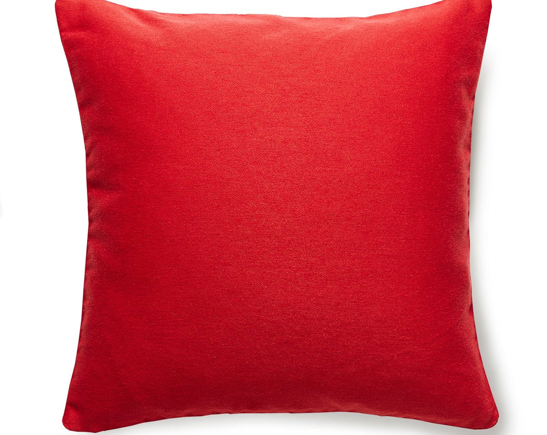 Dapper Flannel Pillow 22 X 22 - Stop Sign SCDAPPPILL0009 by Scalamandre Designer Pillow