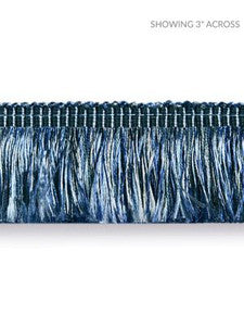 Gripsholm Brush Fringe Marina SCFC14970009 by Scalamandre Designer Trim