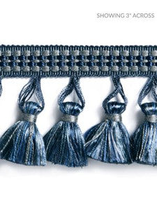 Plaza Tassel Fringe Marina SCFT15050009 by Scalamandre Designer Trim
