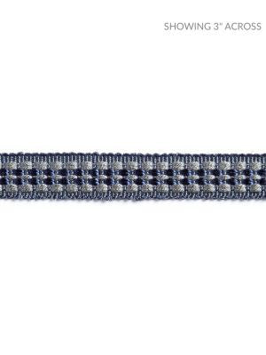 Helena Braid Marina SCV12500009 by Scalamandre Designer Trim NOVANTA PASSEMENTERIE 59% RAYON 41% FIBRANNE CHINA LIGHT DUTY Horizontal: 0" and Vertical: 0" 0.63 - Swanky Fabrics -