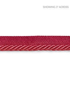 Boulevard Cord Strawberry SCC3140010 by Scalamandre Designer Trim