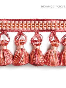 Plaza Tassel Fringe Azalea SCFT15050010 by Scalamandre Designer Trim