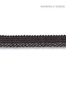 Millstone Twisted Cord Charcoal SCC3040012 by Scalamandre Designer Trim