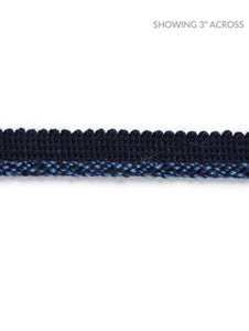 Millstone Twisted Cord Indigo SCC3040013 by Scalamandre Designer Trim