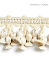 Newport Tassel Fringe Ivory SCFT1103M0013 by Scalamandre Designer Trim