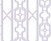 Joanna Fret Lavender SCWP88582D0013 by Scalamandre Designer Wallpaper