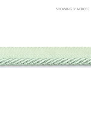 Boulevard Cord Mint Julep SCC3140014 by Scalamandre Designer Trim NOVANTA PASSEMENTERIE 15% POLYESTER 1% ACRYLIC, 48% COTTON 19% RAYON 17% FIBRANNE CHINA LIGHT DUTY Horizontal: 0" and Vertical: 0" 0.25 - Swanky Fabrics -