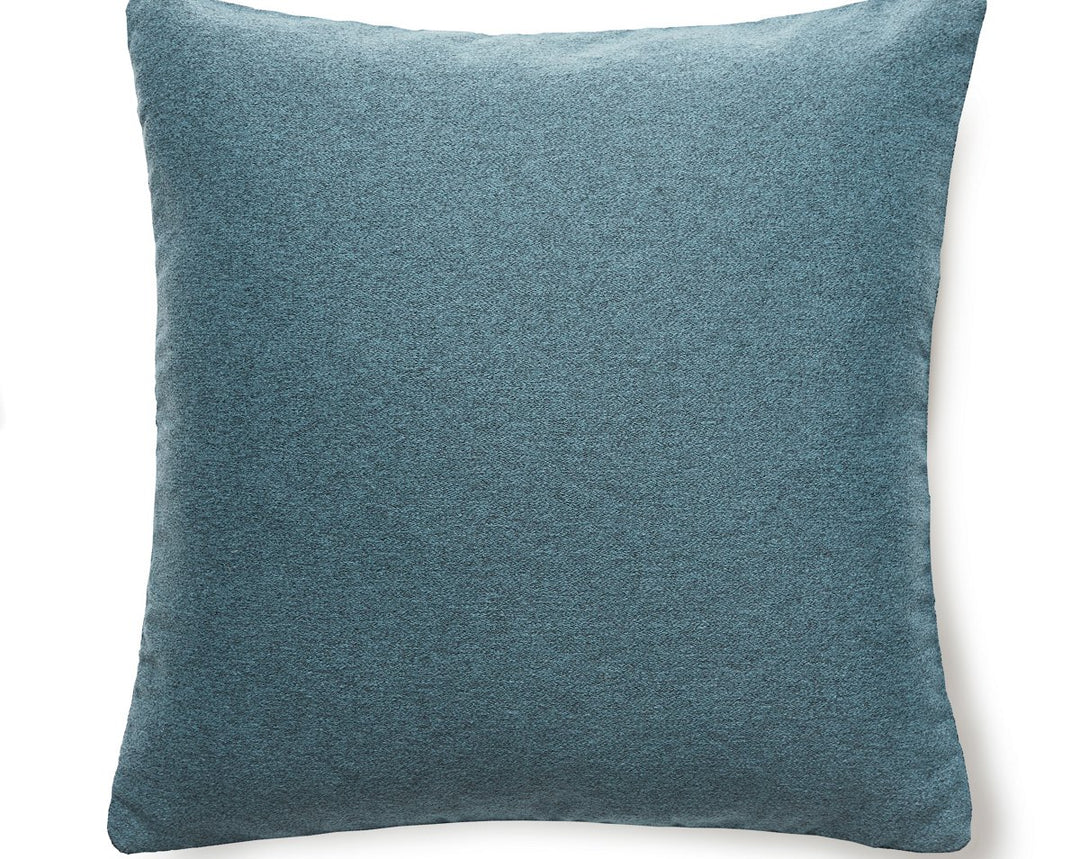 Dapper Flannel Pillow 22 X 22 - Atlantic SCDAPPPILL0014 by Scalamandre Designer Pillow
