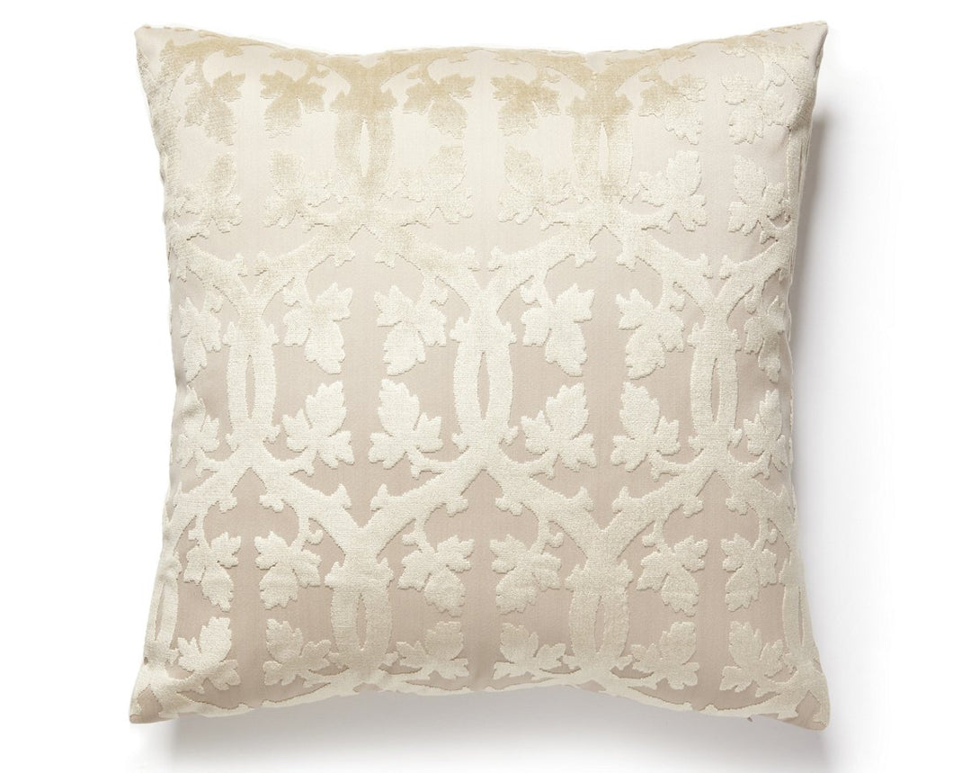 Falk Manor House Pillow 22 X 22 - Sisal SCSDDK266900014 by Scalamandre Designer Pillow