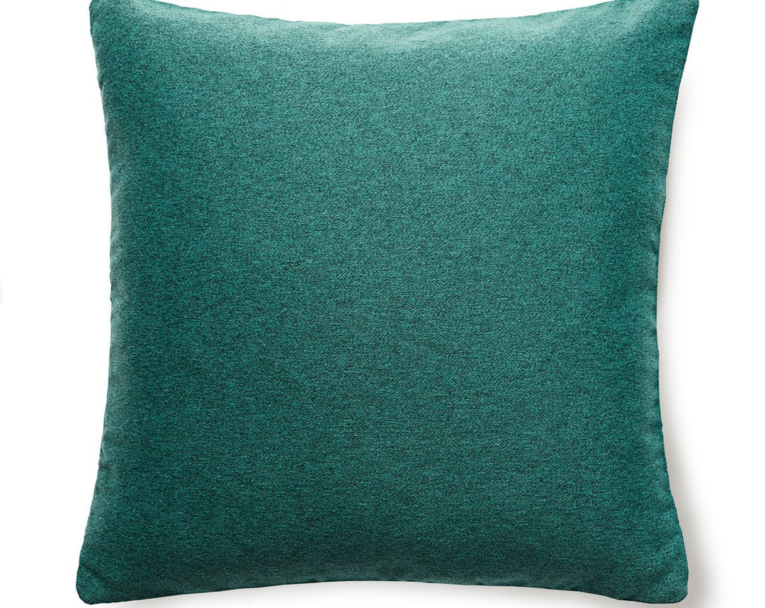 Dapper Flannel Pillow 22 X 22 - Aquarium SCDAPPPILL0015 by Scalamandre Designer Pillow