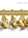 Newport Tassel Fringe Citron SCFT1103M0015 by Scalamandre Designer Trim