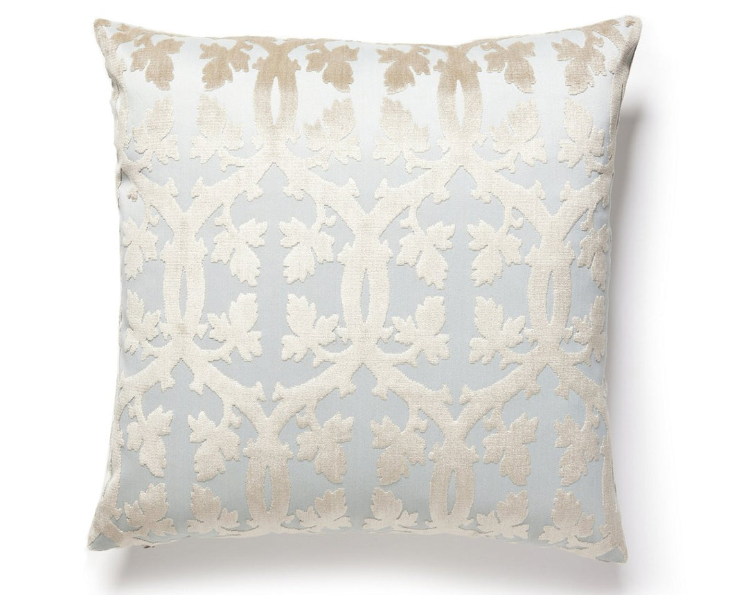 Falk Manor House Pillow 22 X 22 - Mineral SCSDDK266900015 by Scalamandre Designer Pillow