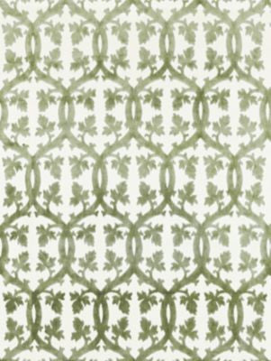Falk Manor House Green Tea SC26690M0016 by Scalamandre Designer Fabric BOTANICA 50% COTTON 50% VISCOSE INDIA MEDIUM DUTY Horizontal: 14.5" and Vertical: 13.5" 55.25 - Swanky Fabrics -