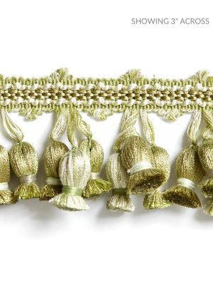 Newport Tassel Fringe Leaf SCFT1103M0016 by Scalamandre Designer Trim BOTANICA 50% FIBRANNE 41% RAYON, 9% POLYESTER CHINA LIGHT DUTY Horizontal: and Vertical: 2 - Swanky Fabrics -