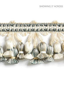 Newport Tassel Fringe Mineral SCFT1103M0017 by Scalamandre Designer Trim