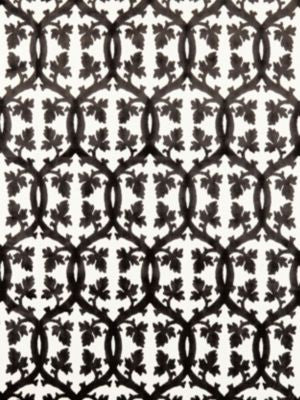 Falk Manor House Carbon SC26690M0018 by Scalamandre Designer Fabric BOTANICA 50% COTTON 50% VISCOSE INDIA MEDIUM DUTY Horizontal: 14.5" and Vertical: 13.5" 55.25 - Swanky Fabrics -