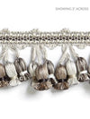 Newport Tassel Fringe French Grey SCFT1103M0019 by Scalamandre Designer Trim