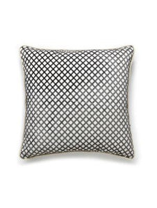 Pomfret Pillow 22 X 22 - Carbon SCPOMFPILL0019 by Scalamandre Designer Pillows